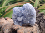 Natural Blue Celestite Cluster Specimens x 4 From Sakoany, Madagascar - Toprock Gemstones and Minerals 