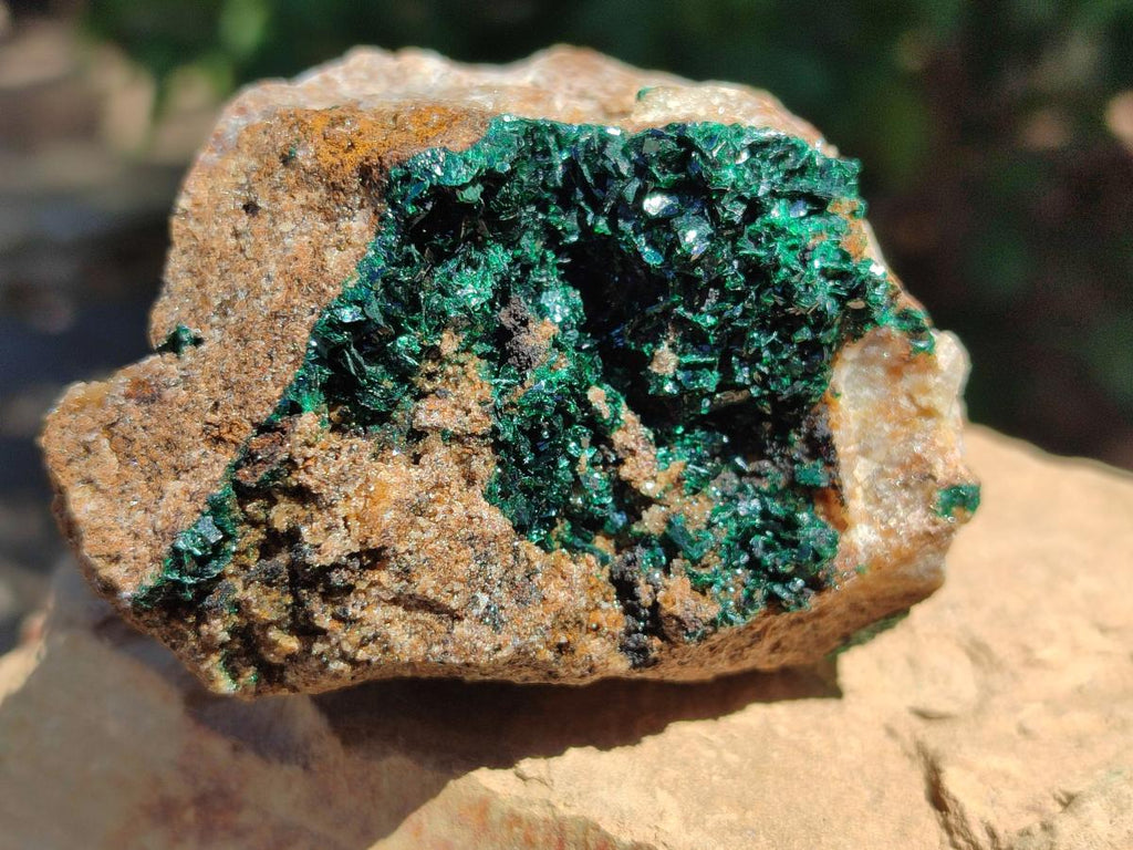 Natural Crystalline Malachite Specimens x 6 From Tenke Fungurume, Congo - Toprock Gemstones and Minerals 