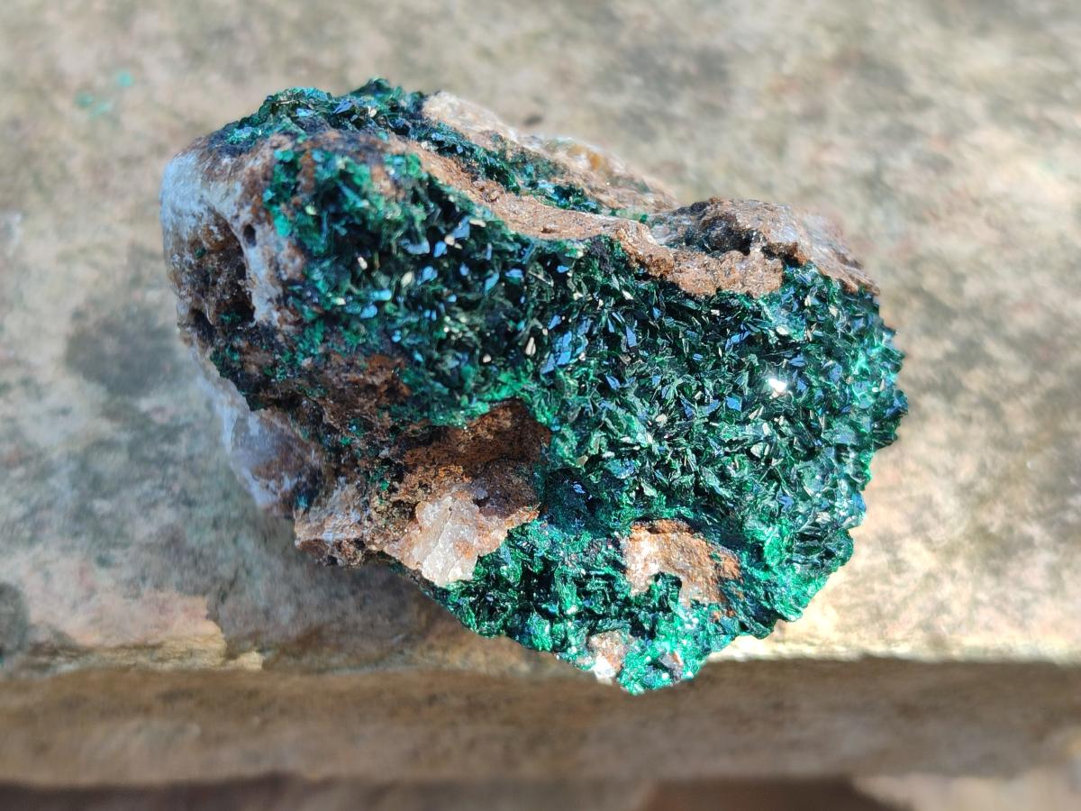 Natural Crystalline Malachite Specimens x 6 From Tenke Fungurume, Congo - Toprock Gemstones and Minerals 