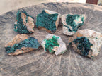 Natural Crystalline Malachite Specimens x 6 From Tenke Fungurume, Congo - Toprock Gemstones and Minerals 