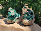 Natural Crystalline Malachite Specimens x 6 From Tenke Fungurume, Congo - Toprock Gemstones and Minerals 