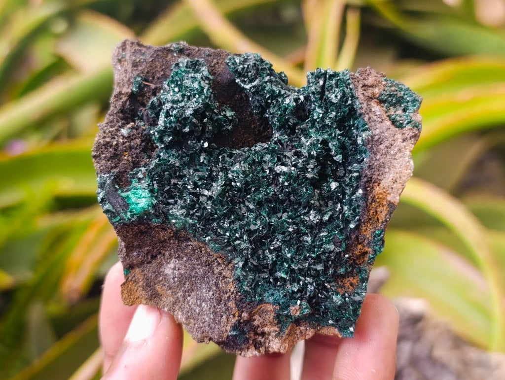 Natural Crystalline Malachite Specimens x 6 From Tenke Fungurume, Congo - Toprock Gemstones and Minerals 