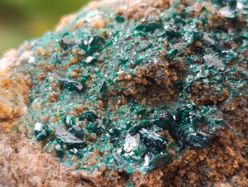 Natural Crystalline Malachite Specimens x 6 From Tenke Fungurume, Congo - Toprock Gemstones and Minerals 