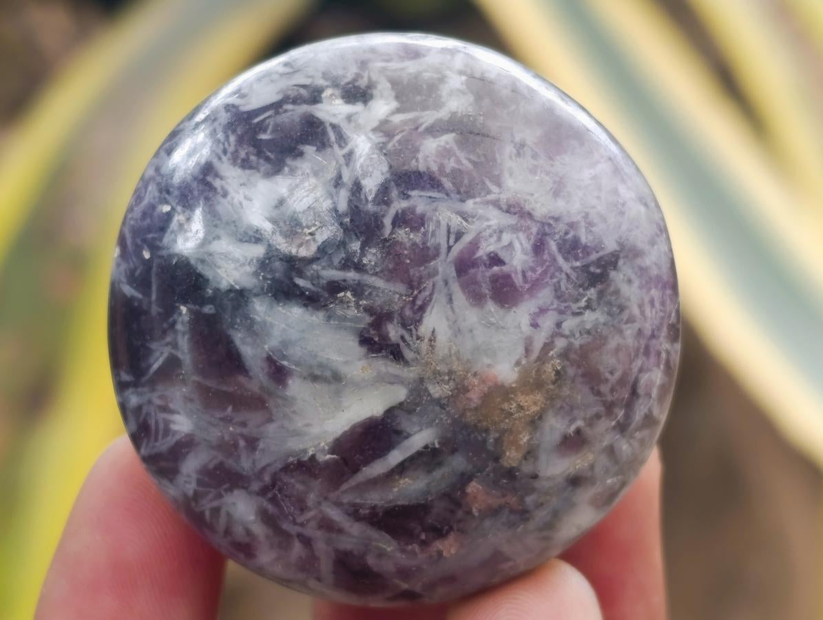 Polished Lepidolite Galets x 20 From Ambatondrazaka, Madagascar - Toprock Gemstones and Minerals 