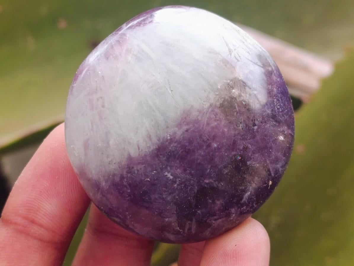 Polished Lepidolite Galets x 20 From Ambatondrazaka, Madagascar - Toprock Gemstones and Minerals 