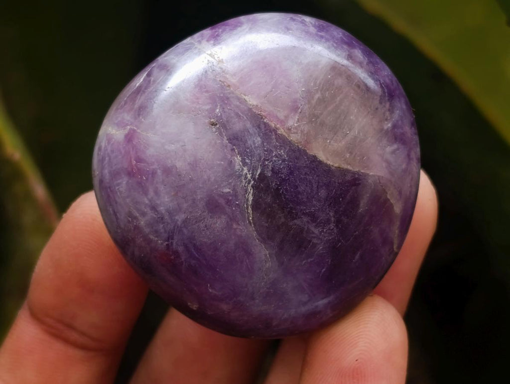 Polished Lepidolite Galets x 20 From Ambatondrazaka, Madagascar - Toprock Gemstones and Minerals 