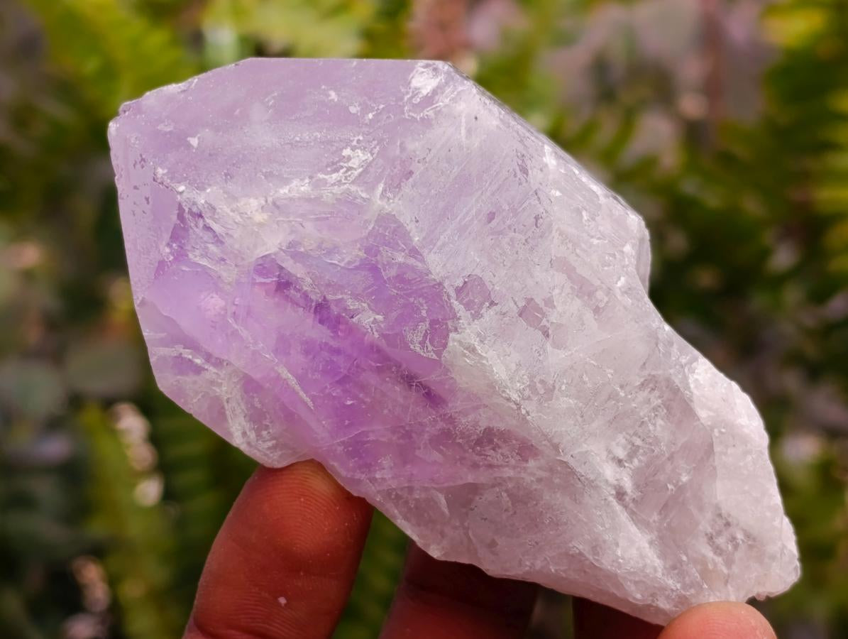 Natural Jacaranda Amethyst Single Crystals x 24 From Mumbwa, Zambia - Toprock Gemstones and Minerals 