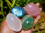 Polished Mixed and Highly Selected Palm Stones x 24 From Madagascar - Toprock Gemstones and Minerals 