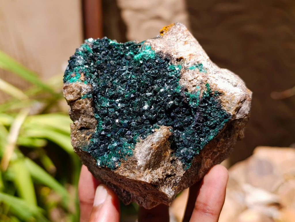 Natural Crystalline Malachite Specimens x 2 From Tenke Fungurume, Congo - Toprock Gemstones and Minerals 