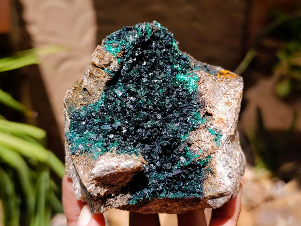 Natural Crystalline Malachite Specimens x 2 From Tenke Fungurume, Congo - Toprock Gemstones and Minerals 