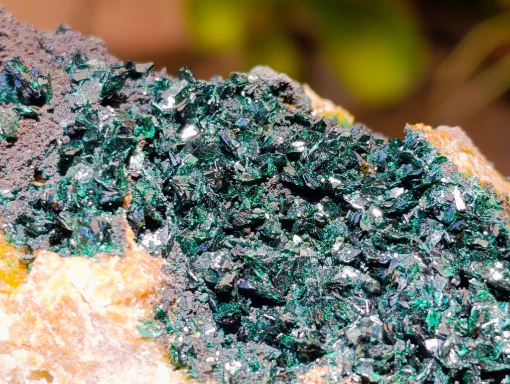 Natural Crystalline Malachite Specimens x 2 From Tenke Fungurume, Congo - Toprock Gemstones and Minerals 