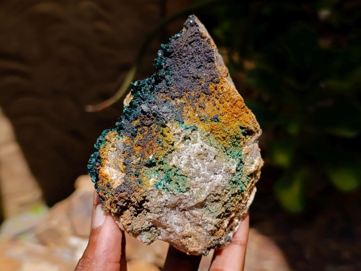 Natural Crystalline Malachite Specimens x 2 From Tenke Fungurume, Congo - Toprock Gemstones and Minerals 
