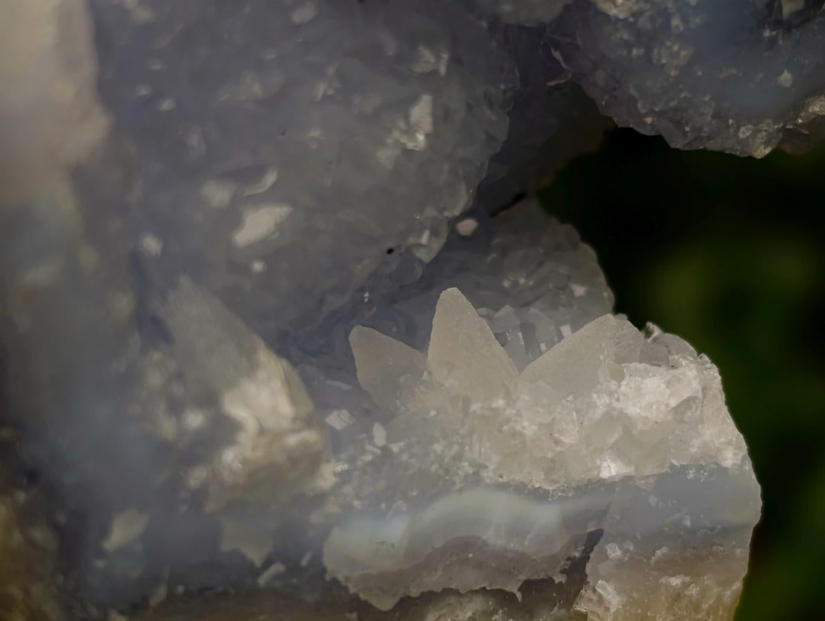 Natural Blue Lace Agate Geode And Cluster Specimens x 12 From Nsanje, Malawi - Toprock Gemstones and Minerals 