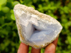 Natural Blue Lace Agate Geode And Cluster Specimens x 12 From Nsanje, Malawi - Toprock Gemstones and Minerals 