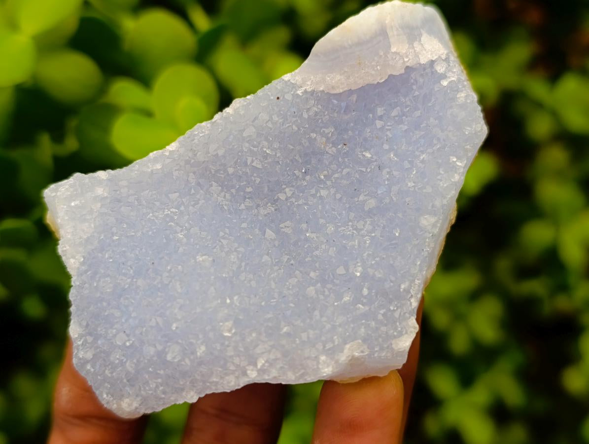 Natural Blue Lace Agate Geode And Cluster Specimens x 12 From Nsanje, Malawi - Toprock Gemstones and Minerals 