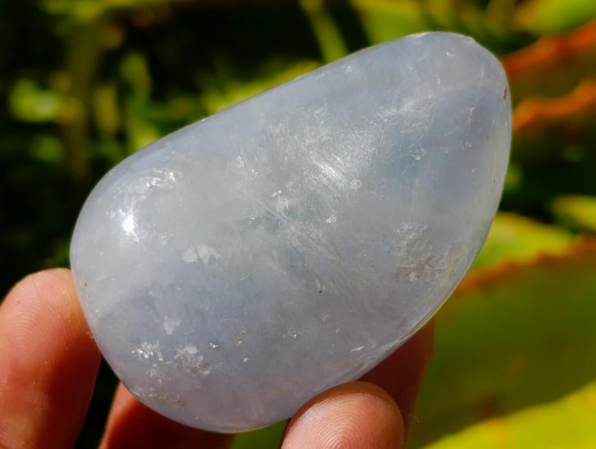 Polished Blue Celestite Free Form Crystals x 20 From Sakoany, Madagascar - Toprock Gemstones and Minerals 