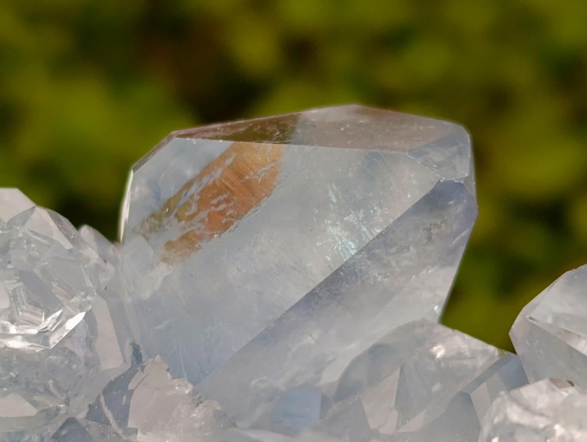 Natural Blue Celestite Cluster Specimens x 2 From Sakoany, Madagascar - Toprock Gemstones and Minerals 