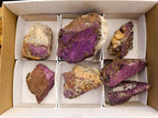 Natural Metallic Cobbed Purpurite Specimens x 7 From Erongo, Namibia - Toprock Gemstones and Minerals 