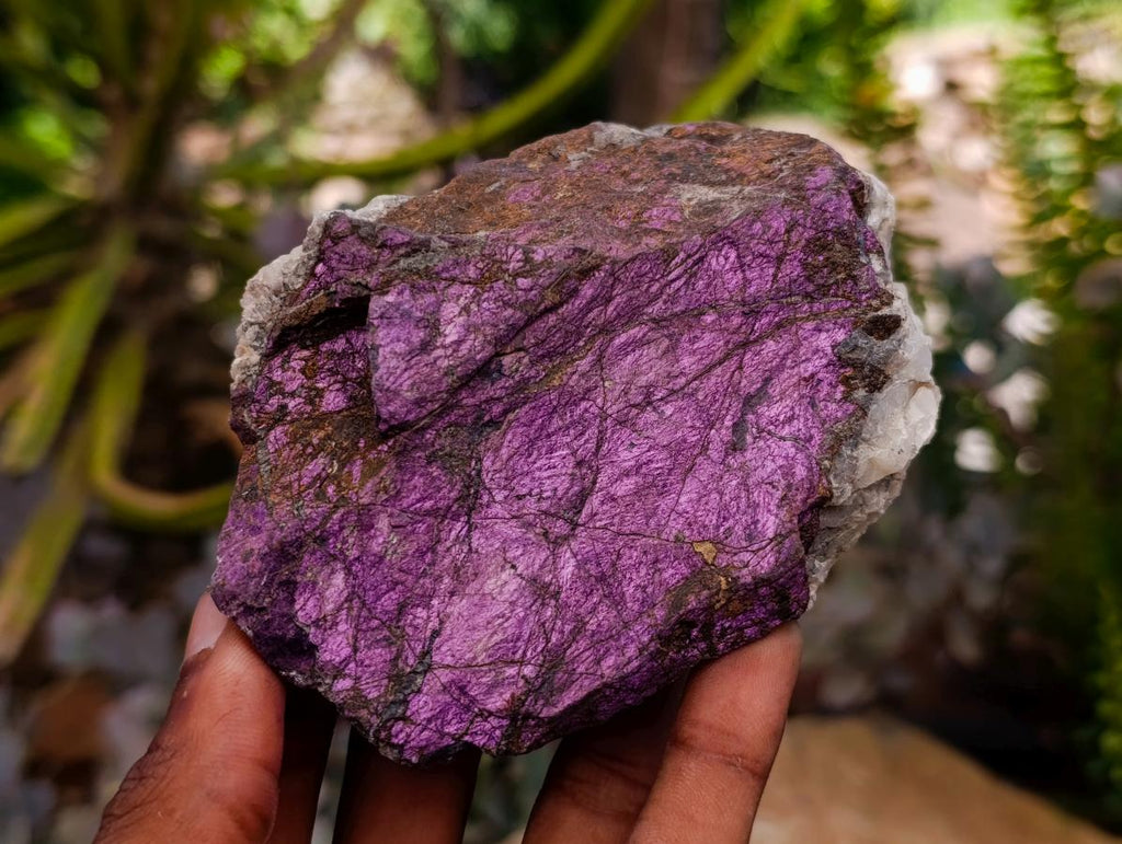 Natural Metallic Cobbed Purpurite Specimens x 7 From Erongo, Namibia - Toprock Gemstones and Minerals 