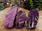 Natural Metallic Cobbed Purpurite Specimens x 7 From Erongo, Namibia - Toprock Gemstones and Minerals 