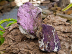 Natural Metallic Cobbed Purpurite Specimens x 7 From Erongo, Namibia - Toprock Gemstones and Minerals 