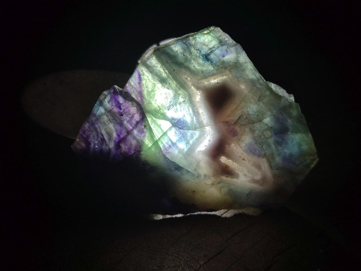 Polished Watermelon Fluorite Slices x 6 From Uis, Namibia - Toprock Gemstones and Minerals 