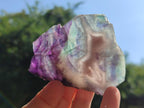 Polished Watermelon Fluorite Slices x 6 From Uis, Namibia - Toprock Gemstones and Minerals 