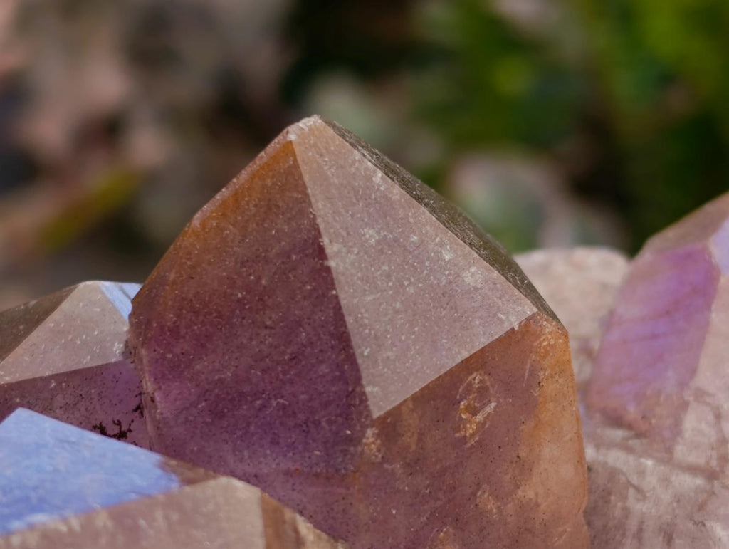 Polished Watermelon Fluorite Slices x 6 From Uis, Namibia - Toprock Gemstones and Minerals 