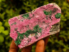 Natural Salrose Cobaltion Dolomite Specimens with Silky Malachite Crystals x 6 From Kakanda, Congo - Toprock Gemstones and Minerals 