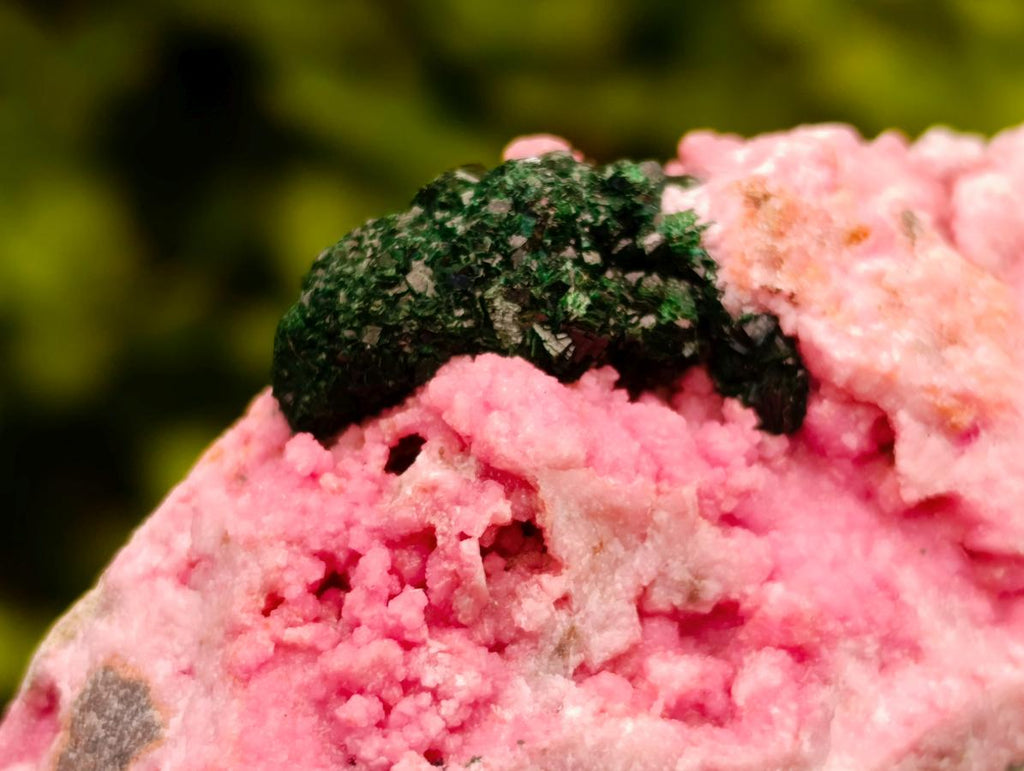 Natural Salrose Cobaltion Dolomite Specimens with Silky Malachite Crystals x 6 From Kakanda, Congo - Toprock Gemstones and Minerals 