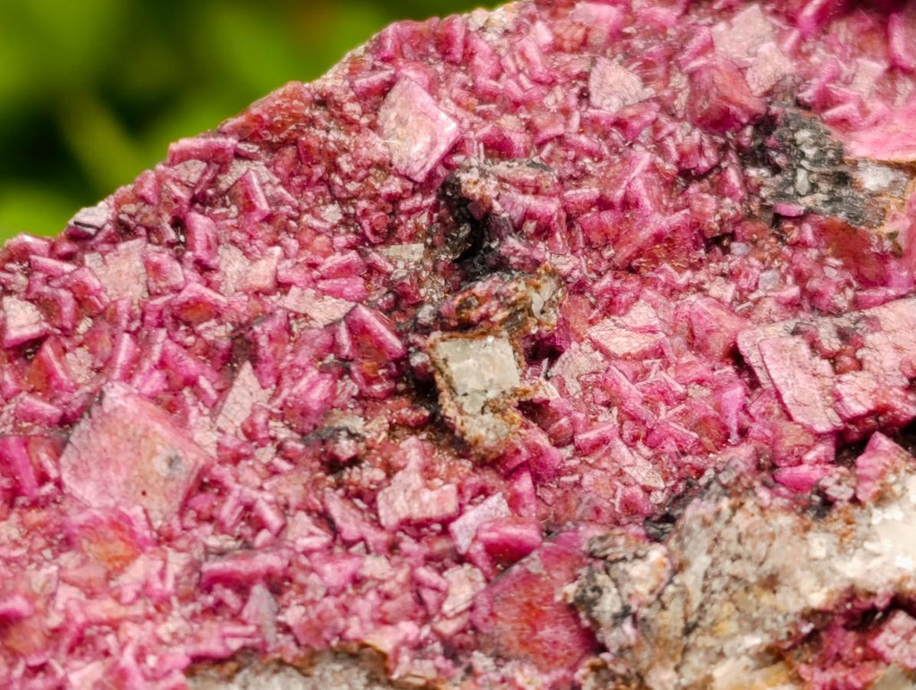 Natural Salrose Cobaltion Dolomite Specimens with Silky Malachite Crystals x 6 From Kakanda, Congo - Toprock Gemstones and Minerals 