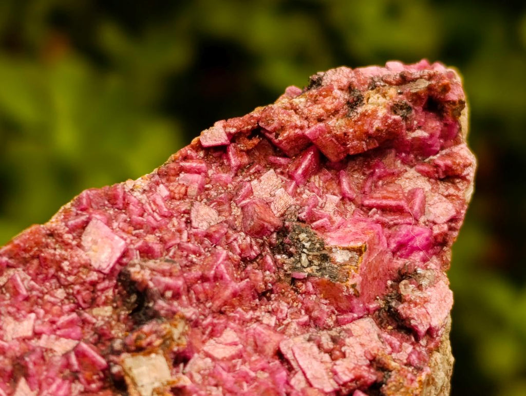 Natural Salrose Cobaltion Dolomite Specimens with Silky Malachite Crystals x 6 From Kakanda, Congo - Toprock Gemstones and Minerals 