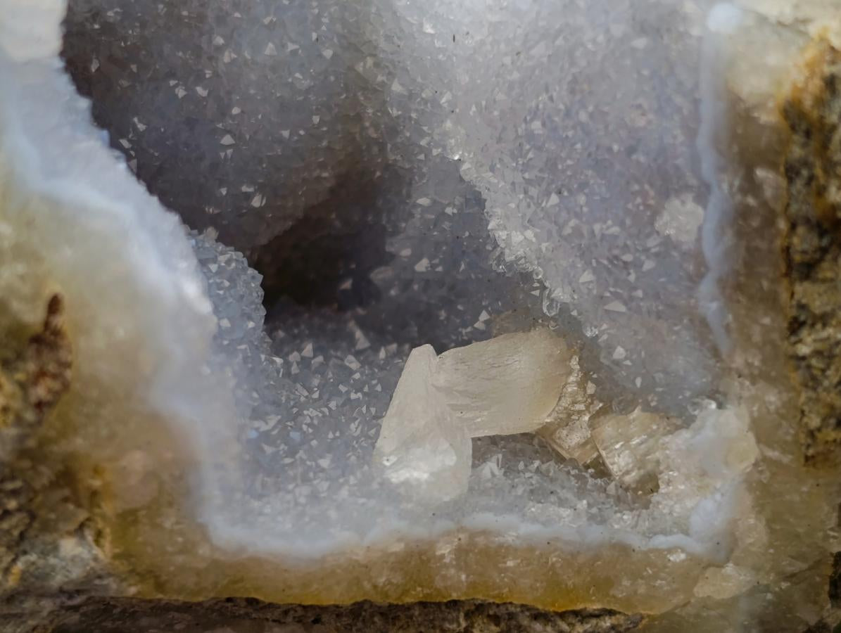 Natural Blue Lace Agate Specimens x 12 From Nsanje, Malawi