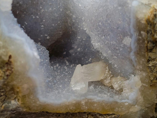 Natural Blue Lace Agate Specimens x 12 From Nsanje, Malawi