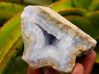 Natural Blue Lace Agate Specimens x 12 From Nsanje, Malawi