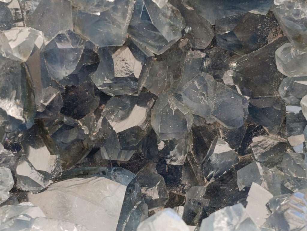 Natural Large Blue Celestite Cluster Specimen x 1 From Sakoany, Madagascar - Toprock Gemstones and Minerals 