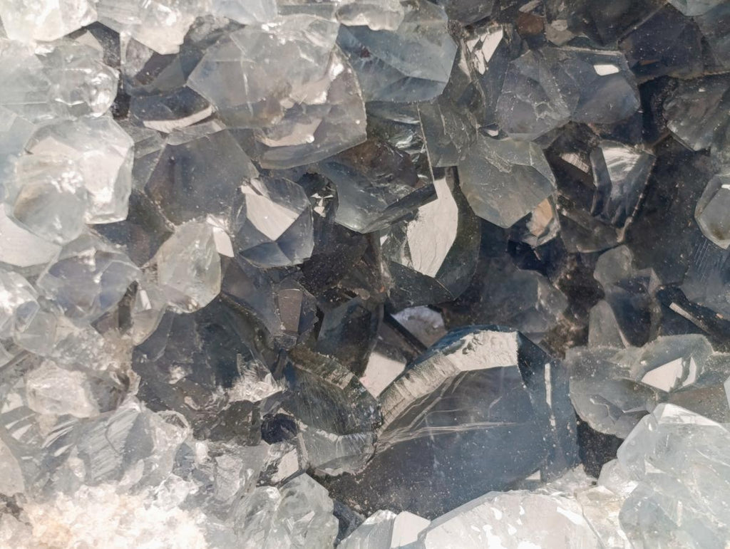 Natural Large Blue Celestite Cluster Specimen x 1 From Sakoany, Madagascar - Toprock Gemstones and Minerals 