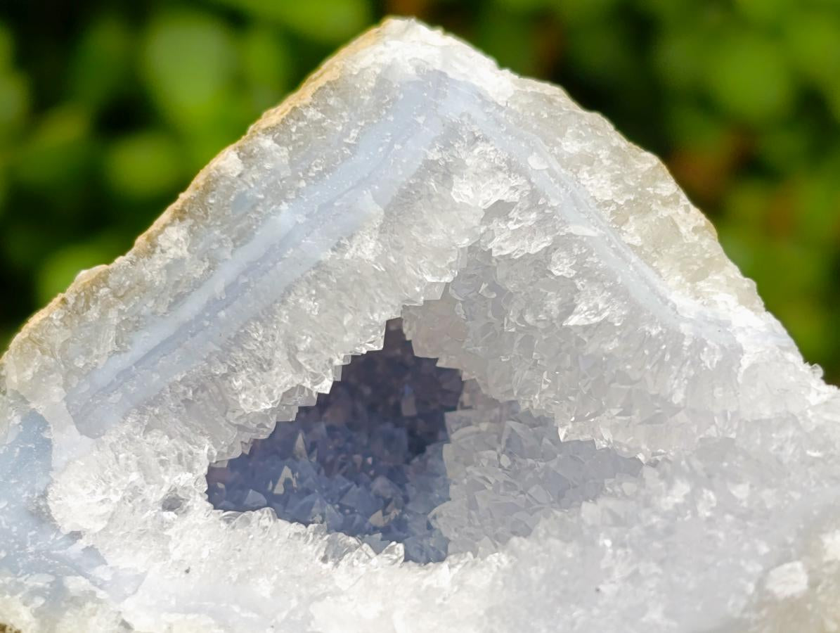 Natural Blue Lace Agate Geodes And Clusters Specimens x 6 From Nsanje, Malawi