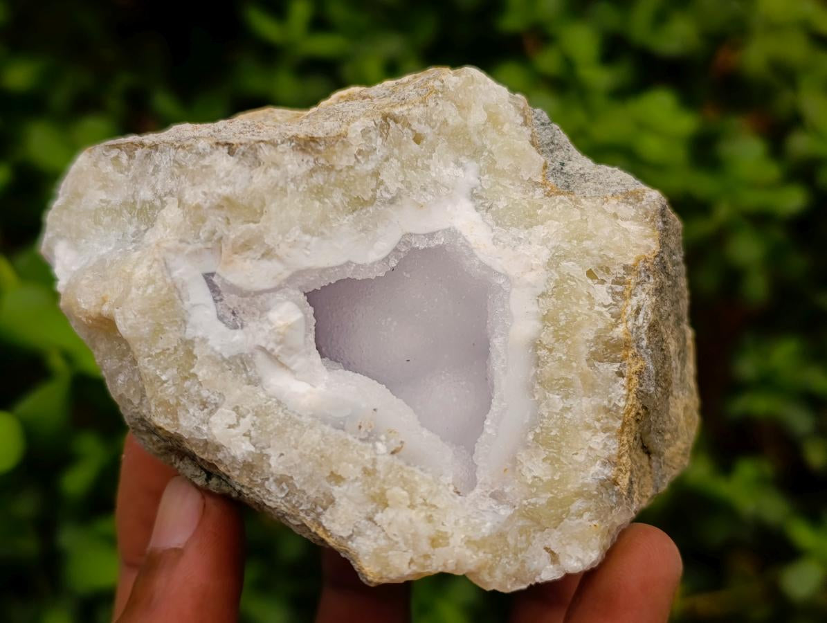 Natural Blue Lace Agate Geodes And Clusters Specimens x 6 From Nsanje, Malawi