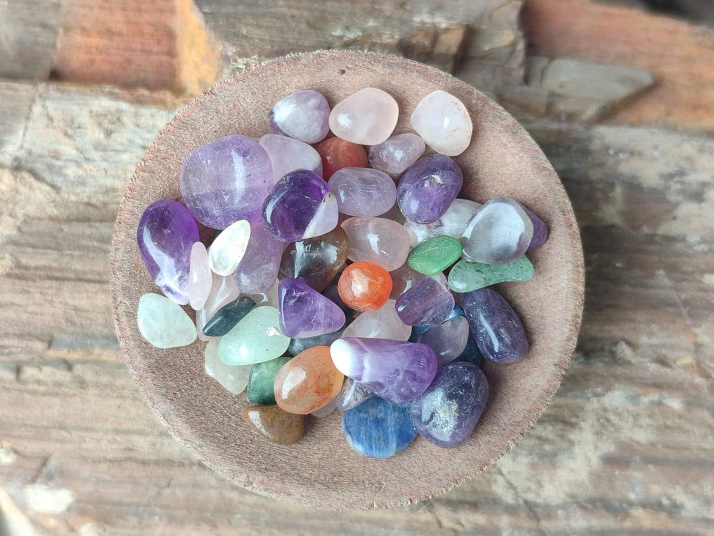 Polished Mixed Tumbled Stone Chips 1kg Lot x 6 From Southern Africa - Toprock Gemstones and Minerals 