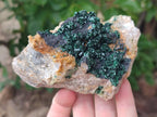 Natural Crystalline Malachite Specimens x 2 From Tenke Fungurume, Congo