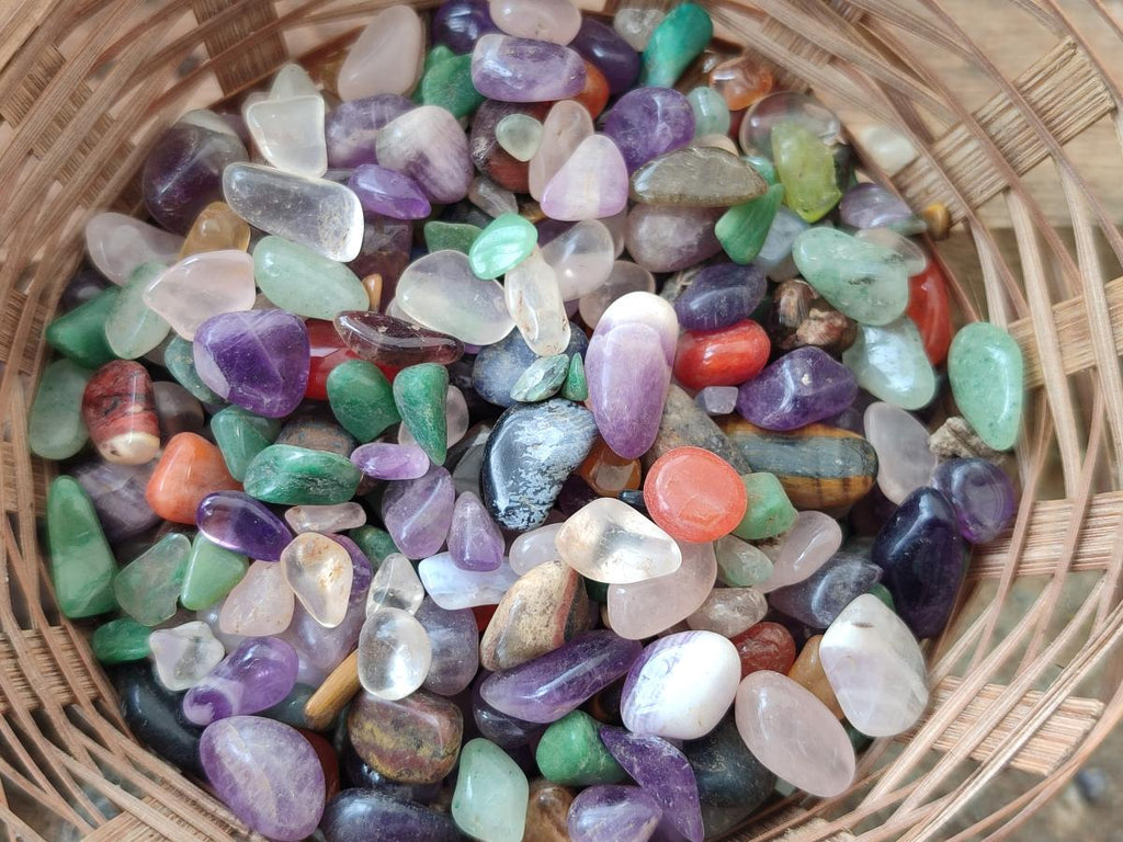 Polished Mixed Tumbled Stone Chips 1kg x 6 From Southern Africa - Toprock Gemstones and Minerals 