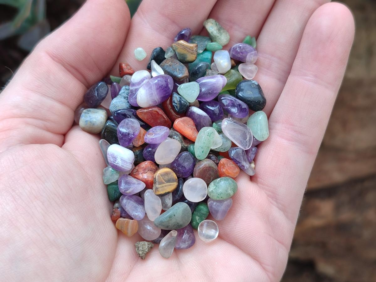 Polished Mixed Tumbled Stone Chips 1kg x 6 From Southern Africa - Toprock Gemstones and Minerals 