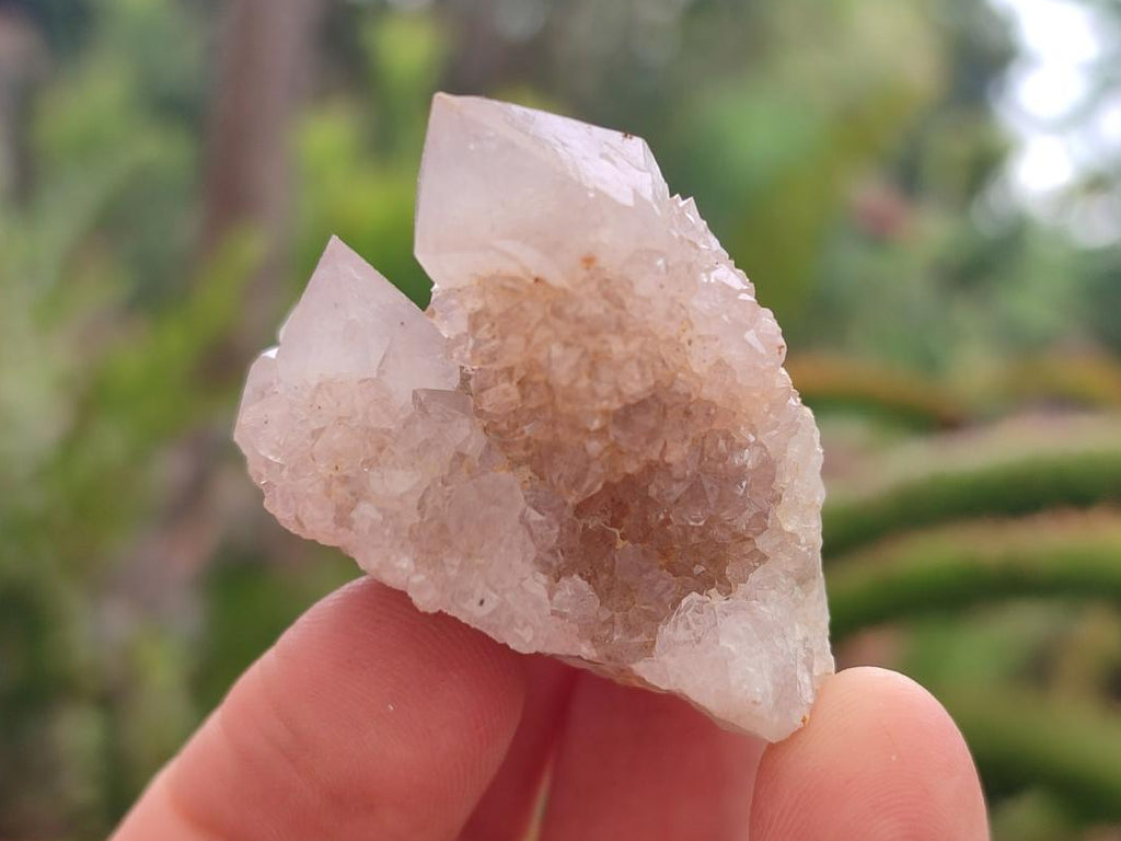 Natural White Spirit Quartz Clusters and Crystals x 135 From South Africa - Toprock Gemstones and Minerals 
