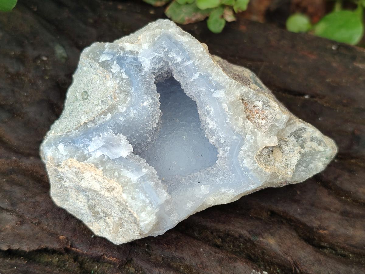 Natural Blue Lace Agate Geode Specimens x 12 From Nsanje, Malawi