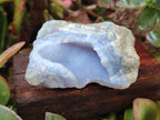 Natural Blue Lace Agate Geode Specimens x 12 From Nsanje, Malawi