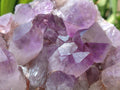 Natural Jacaranda Amethyst Crystal Clusters x 2 From Mumbwa, Zambia