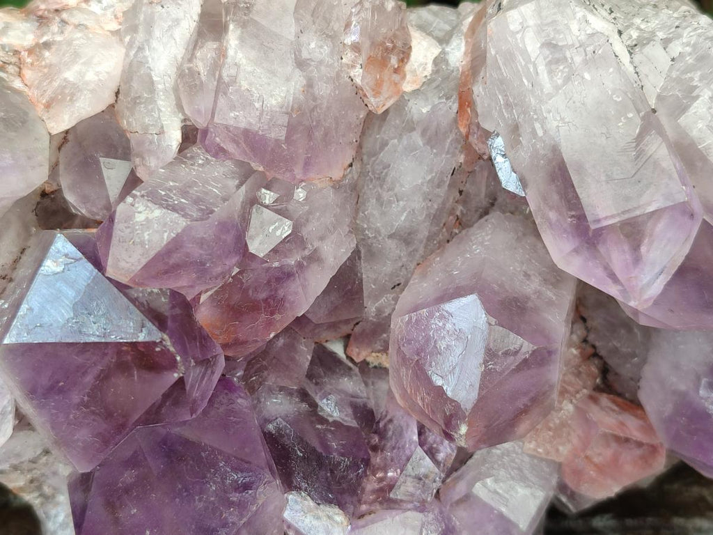 Natural Jacaranda Amethyst Crystal Clusters x 2 From Mumbwa, Zambia