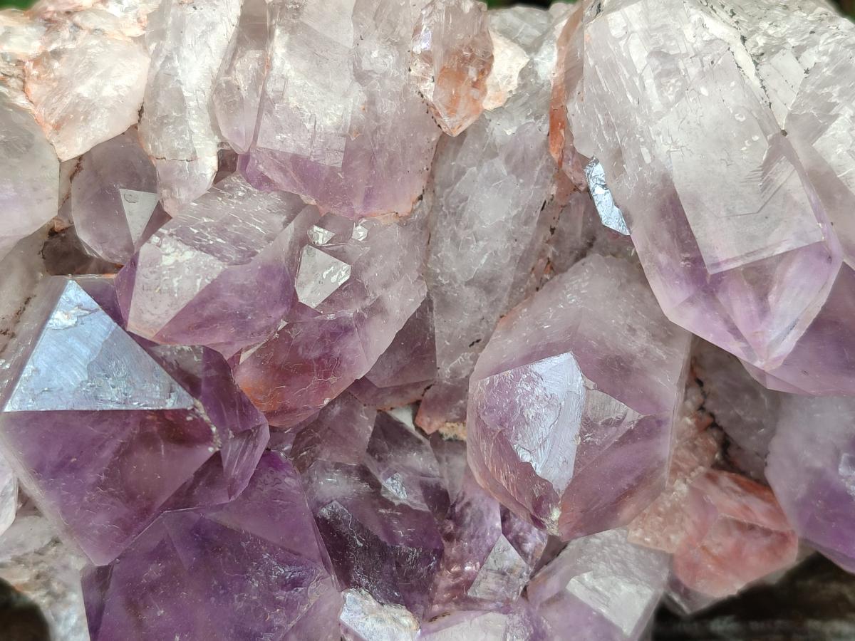 Natural Jacaranda Amethyst Crystal Clusters x 2 From Mumbwa, Zambia