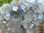 Natural Blue Celestite Cluster Specimens x 6 From Sakoany, Madagascar